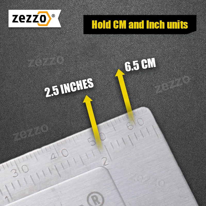 

Stainless Steel Tape Measurement Aid Tools Corner Edge Clamps Fixed Measurement Accurate Reading Tape Measures Positioning Clip