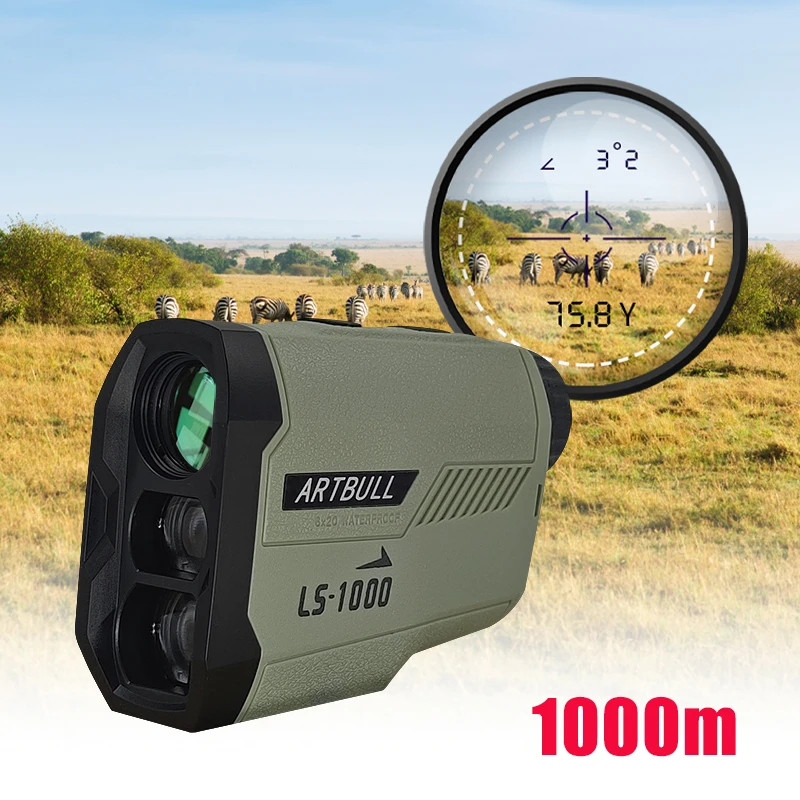 ARTBULL Golf Laser Rangefinder Telescope 1000m 650m Slope Adjusted Flag-Lock Hunting Distance meter | Инструменты