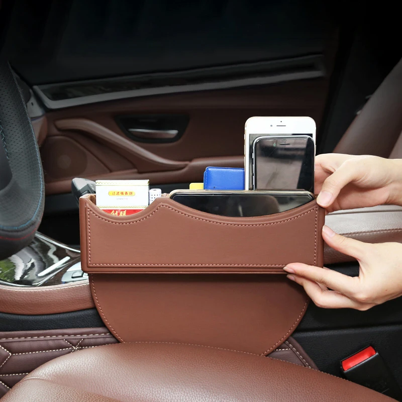 

Новая Автомобильная многофункциональная сумка для хранения зайцев в ограниченном сиденье, коробка для хранения, неразрушающая установка, ...