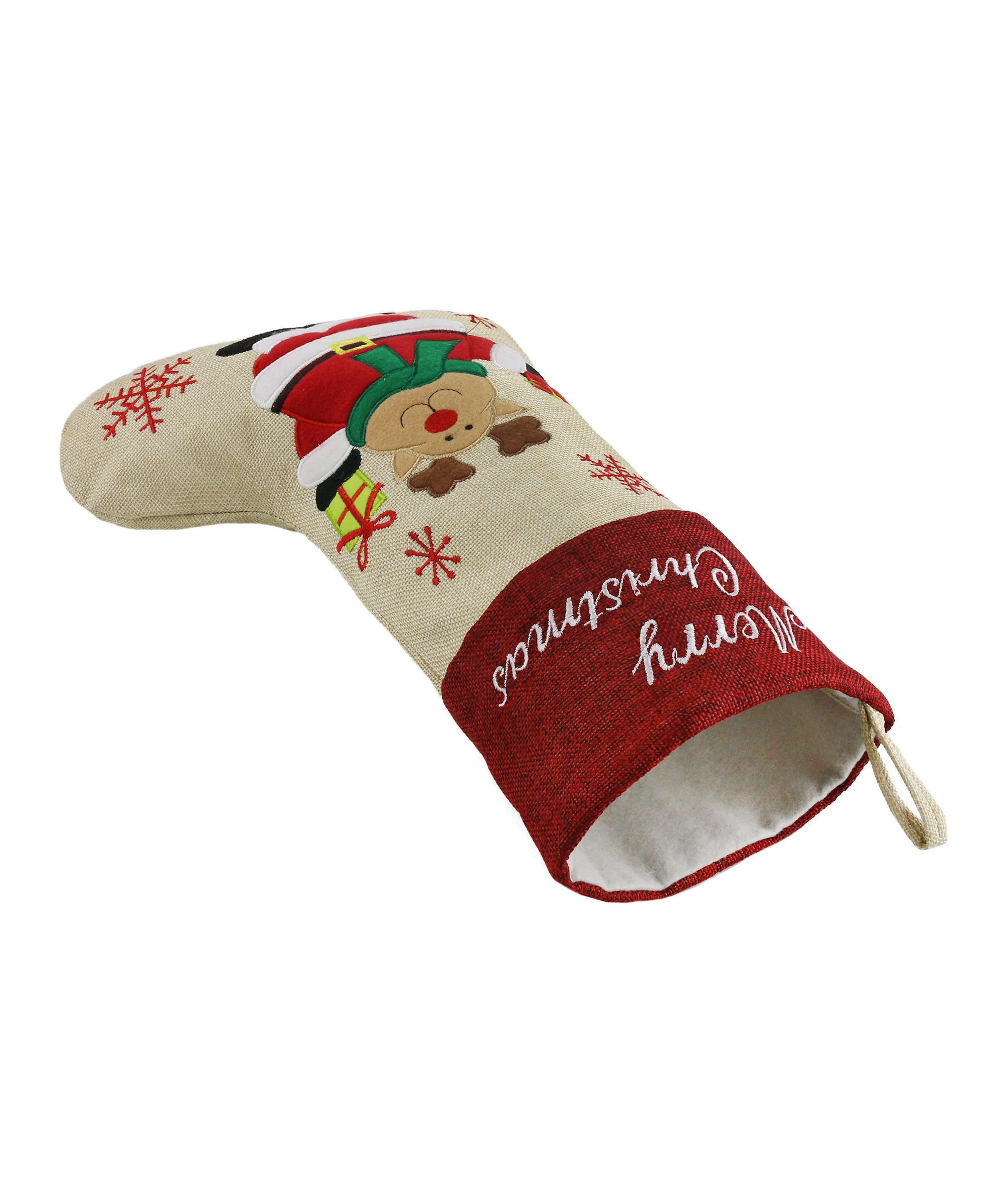 Прямая поставка милые рождественские чулки комплект из 4 разных рождественских