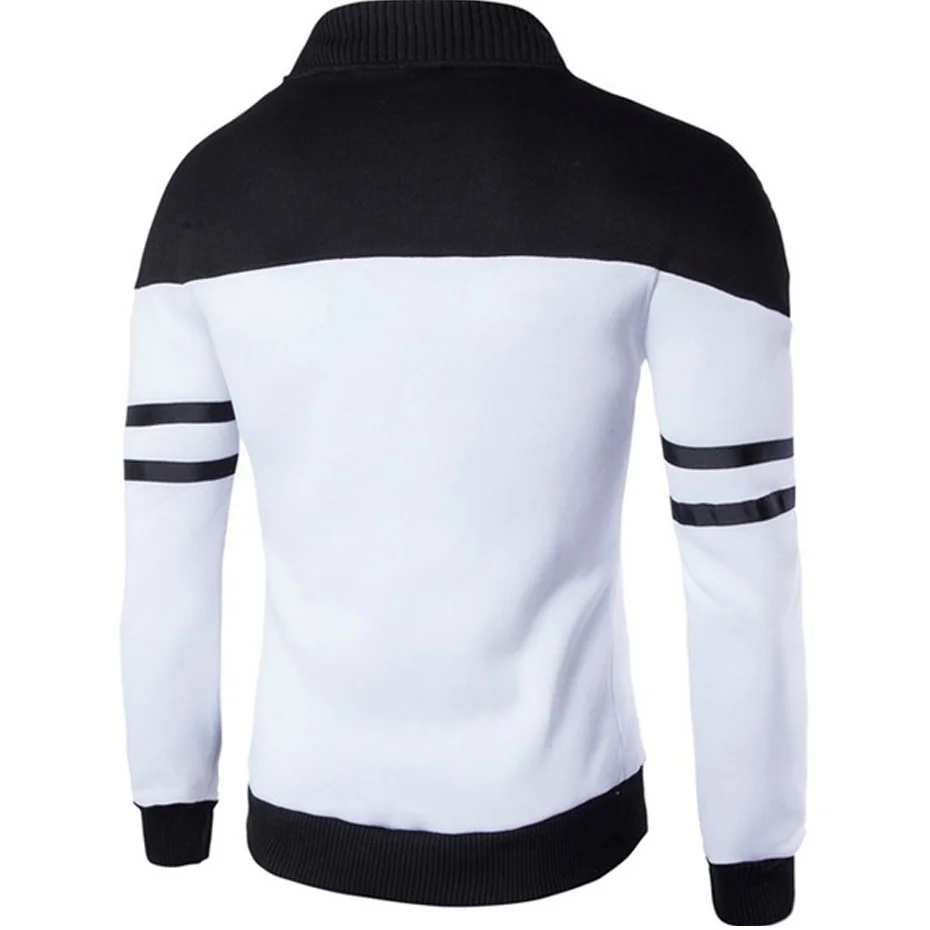 ZOGAA мужская куртка Homme пэтчворк на молнии повседневная со стоячим воротником 2019