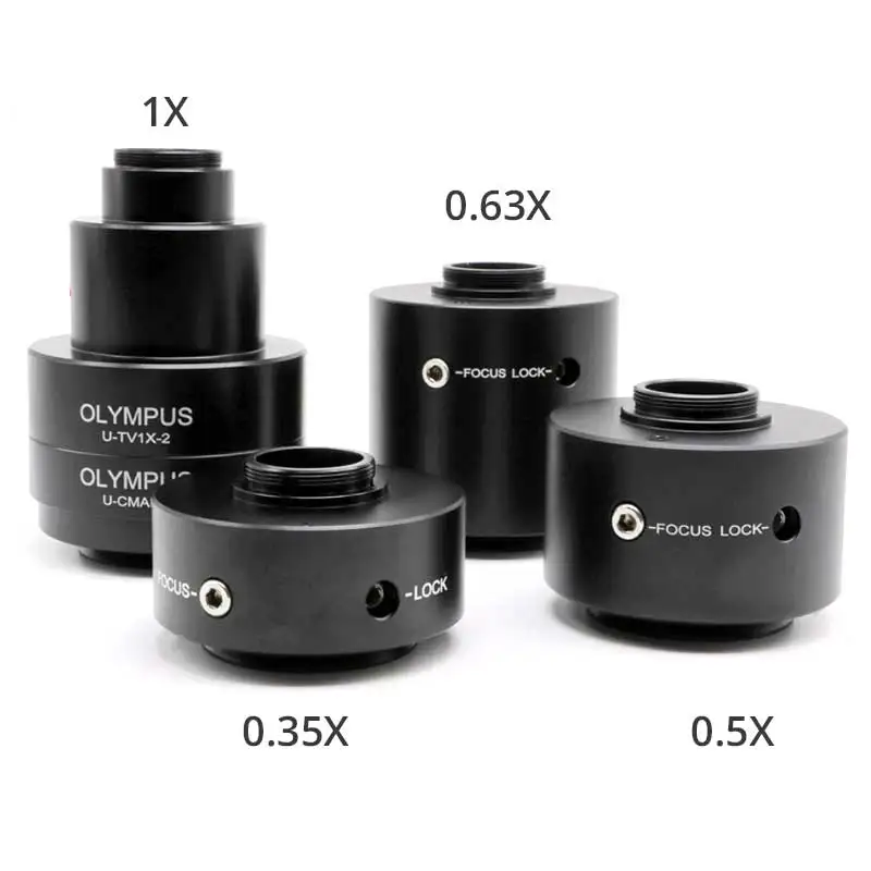 0.35X 0.5X 0.63X 1X c-крепление микроскоп камера адаптер CCD камера интерфейс для Olympus микроскоп SZX AX CX BX MX