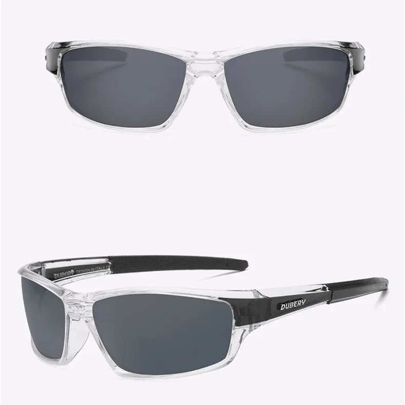 C DUBERY Polarized Sunglasses Men's Driving Shades Male Sun Glasses For Men Retro Cheap Luxury Brand Designer Oculos - Color Name: C