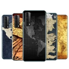 Карта мира для Huawei Y9S Y6S Y8S Y9A Y7A Y8P Y7P Y5P Y6P Y7 Y6 Y5 Pro Prime 2020 2019 2018 2017 чехол для телефона
