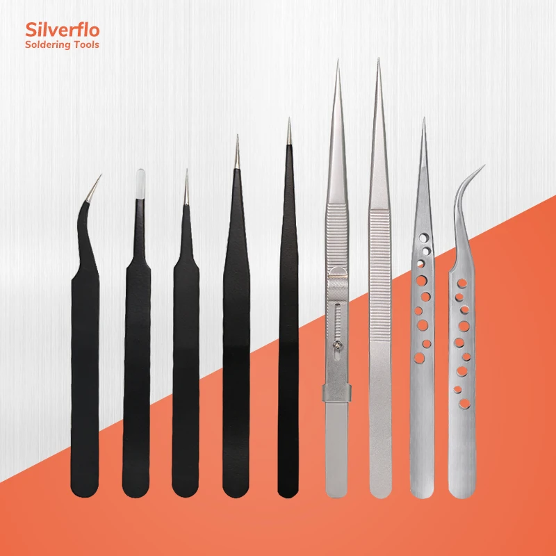 Антистатические пинцеты из нержавеющей стали ESD электронные промышленные