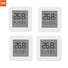 Новейшая версия умный беспроводной термометр Xiaomi Mijia Bluetooth 2, цифровой гигрометр, термометр, работает с приложением Mijia