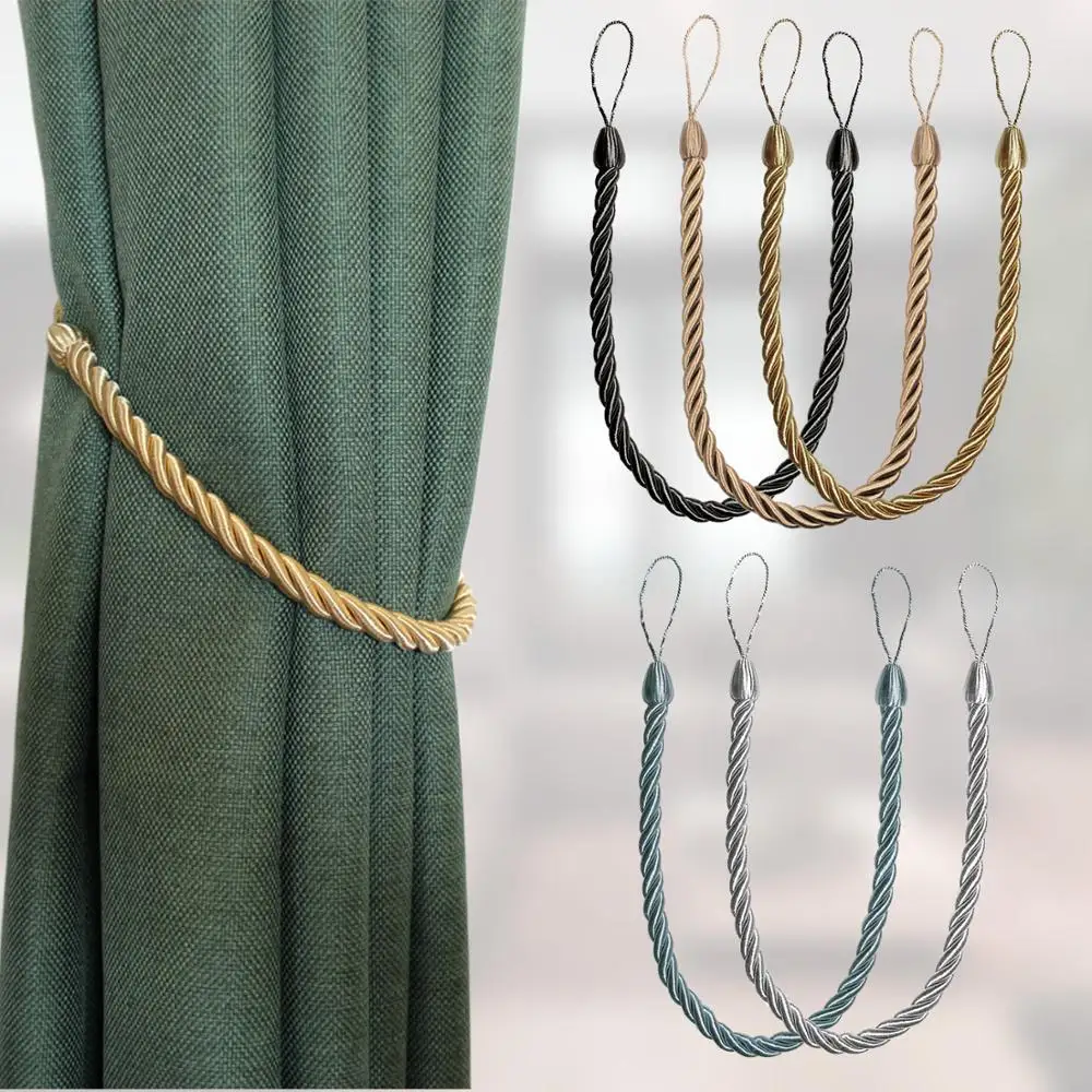 1PC Decorative Tieback Curtain Ropes Holdbacks Tiebacks for Use With Hook | Дом и сад