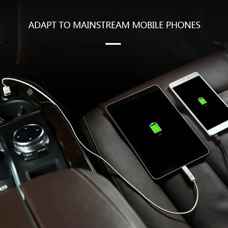 12 В 24 в прикуриватель зарядное устройство с двумя отверстиями QC3.0 Быстрая зарядка