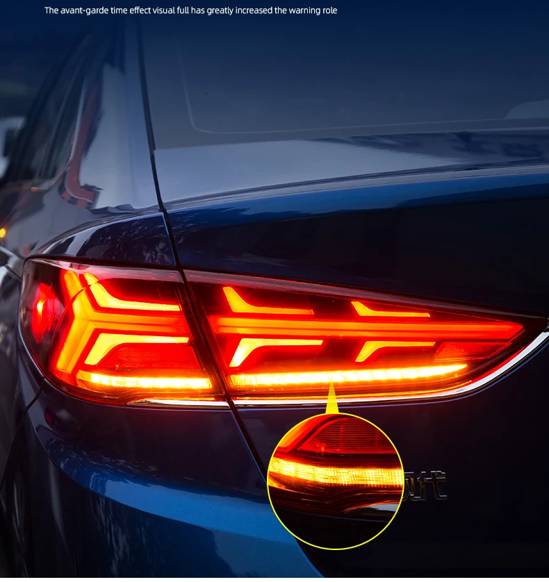 Автомобильный стильный задний светильник для hyundai Sonata, задний светильник s, светодиодный задний светильник Sonata, задний багажник, крышка лампы drl+ сигнал+ тормоз+ реверс