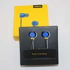 Наушники-вкладыши RMA101 Realme 3,5 мм, 2 проводные магнитные наушники с микрофоном для Realme 7 6 6i 6S 5 3 Pro V5 Q Q2 X Lite X2 C3 C15