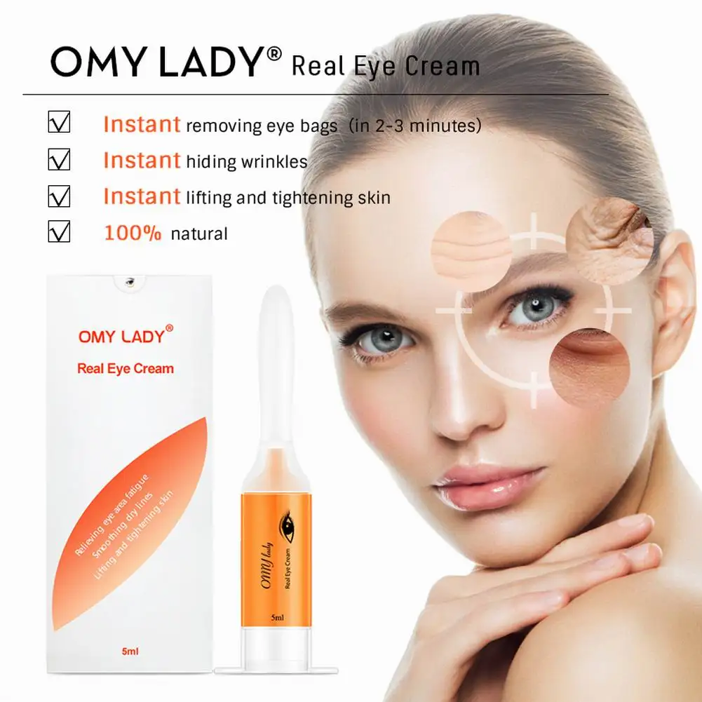 

Instant Effective Eye Cream Natural Herbal Essence Firming Anti Puffiness Aging Wrinkles Remove Dark Circles Moisturizing Eye
