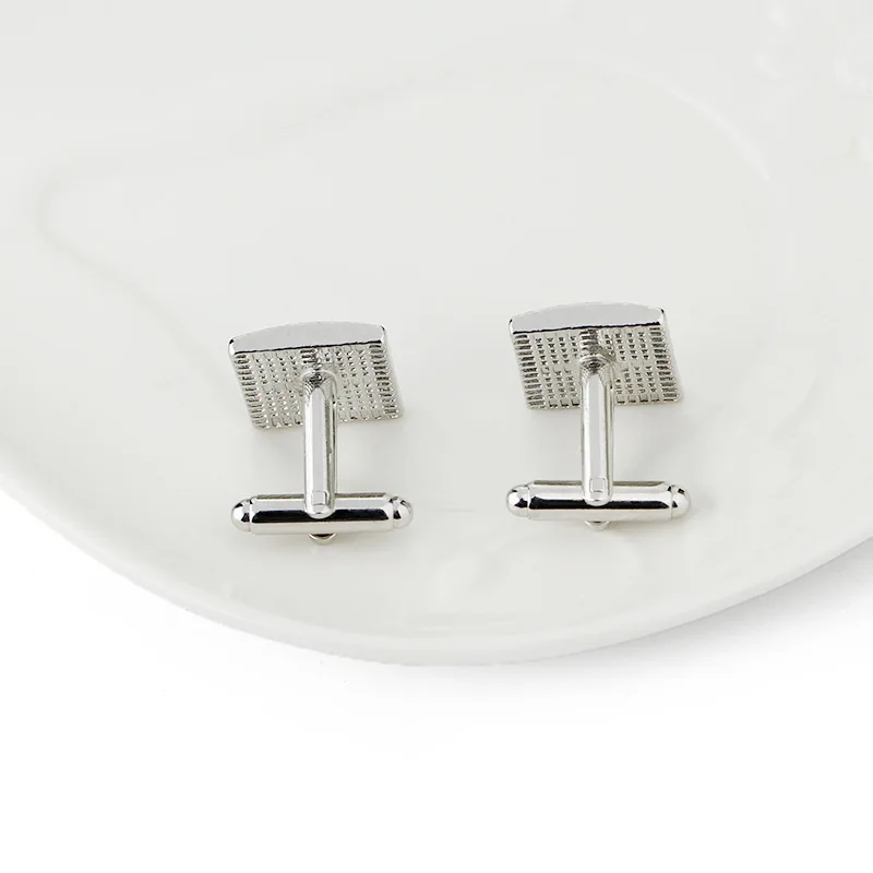 Французские Зажимы для галстука рубашки квадратные цилиндрические мужские
