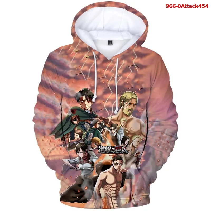 

2021 Attack on Titan 3D Hoodie for Men Women Winter New Swearshirts Fashion Oversized Hoodies Anime Attack on Titan Streetwear
