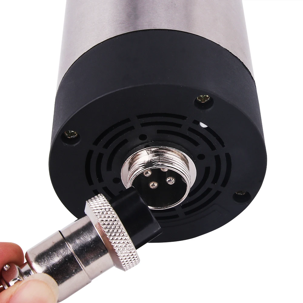 0.8KW 220V мотор шпинделя воздушного охлаждения CNC 800W 65mm ER11 с 4 подшипниками с воздушным охлаждением шпиндель для гравировального фрезерного станка