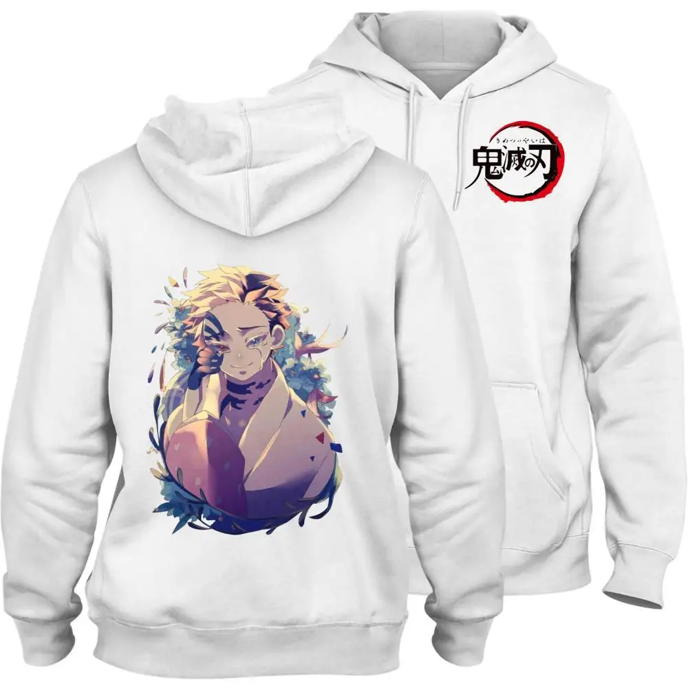 

Demon Slayer Agatsuma Zenitsu Pattern High-Quality 100% Cotton Hoodie With Pocket Fleece Inside Thick Sweatsuit
