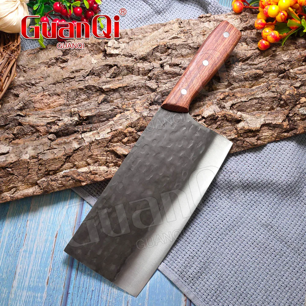 

Нож мясника ручной работы, шеф-повар из высокоуглеродистой стали, Мясницкий Кливер, нарезка, нож для нарезки, инструменты для приготовления ...