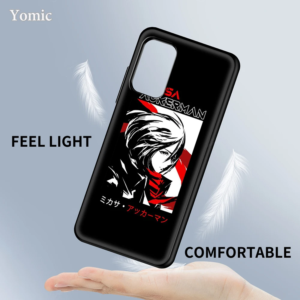 

Attack On Titan Capa for Oneplus 8 Nord 9 7 8T 9R N10 7T Pro 5G N100 Z TPU Black Phone Pouch Case for 1+ 9Pro Soft Cover Coque