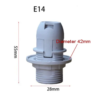 1PCS High Quality White Black 2A 110V 220V E14 E27 Lamp Holder CE Certification Socket LED | Лампы и освещение