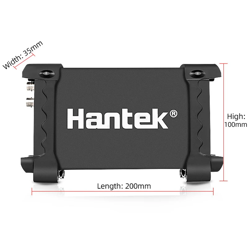 Hantek 6022BE USB цифровой осциллограф 48MSa 20 MHz/s 2 канальный Виртуальный используемый для