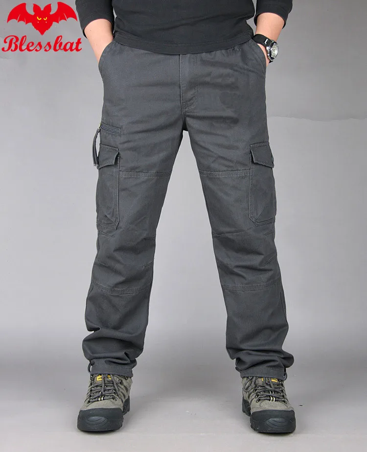 Брюки карго мужские с несколькими карманами тактические брюки в стиле милитари