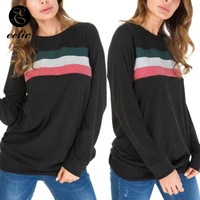 punk sweatshirt stripe harajuku xxl hoodie poleron mujer 2021 tunic long sleeve cute pullover casual hoodies women streetwear