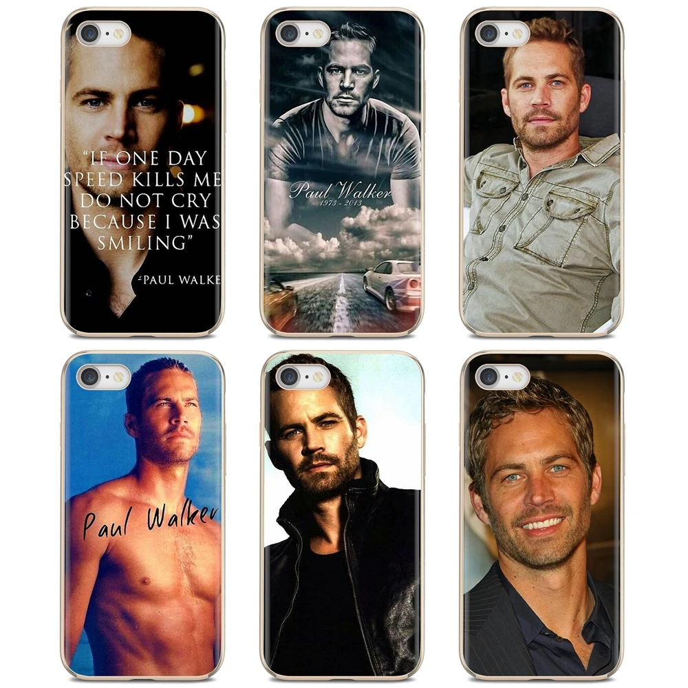 Силиконовый чехол для iPhone 11 Pro 4 4S 5 5S SE 5C 6 6S 7 8X10 XR XS Plus Max For iPod Touch Paul Walker Fast Furious