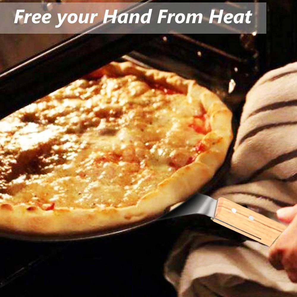 Фото Лопатка для пиццы 10 дюймов нержавеющая сталь не прилипает ручка Аксессуары Лопатка для пиццы 10 дюймов нержавеющая сталь не прилипает ручка Аксессуары
