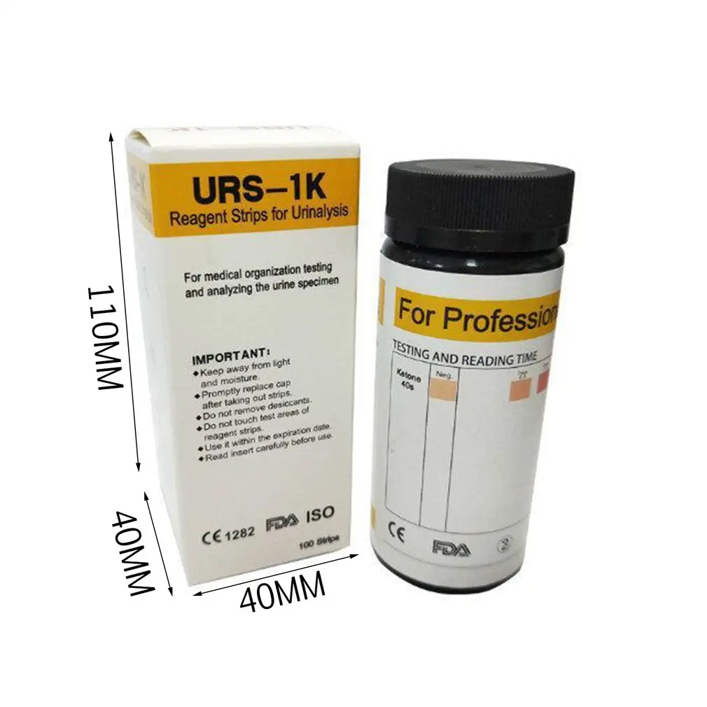 

1 Bottle PH Urinary Ketone Paper Urine Test Ketone Strips Healthy Diet Weight Lose Body Fat Analysis Test Paper Ketone Paper