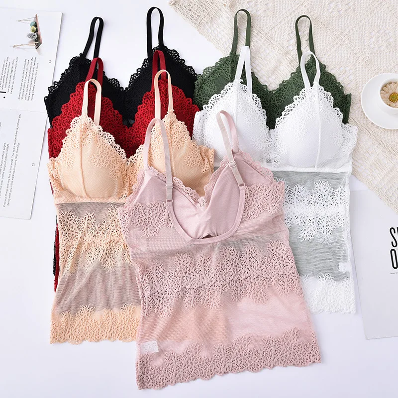 

Sexy Summer Bras for Women Push Up Wireless Lingerie Gilrs Beauty Back Thin Bra Underwear Crop Tops Brassiere Padded Vest Top