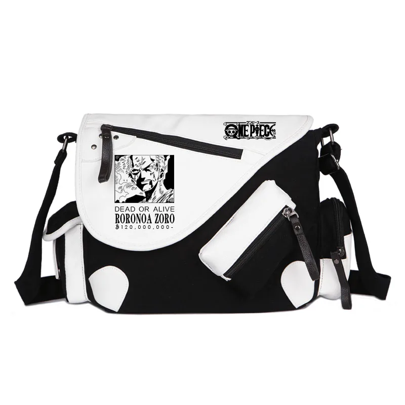 

Anime One Piece D.luffy Pattern Crossbody Bag Schoolbag Shoulder Bags Messenger Bag for Students Girls Boys 2021