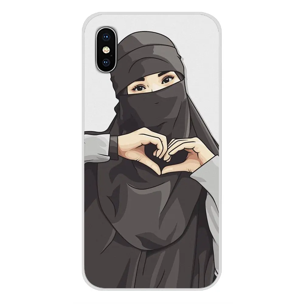 images 11 Чехлы из ТПУ для huawei G7 G8 P7 P8 P9 P10 P20 P30 Lite Mini Pro P Smart плюс мусульман, девочка глаза в хиджаб уход за кожей лица - Цвет: images 11