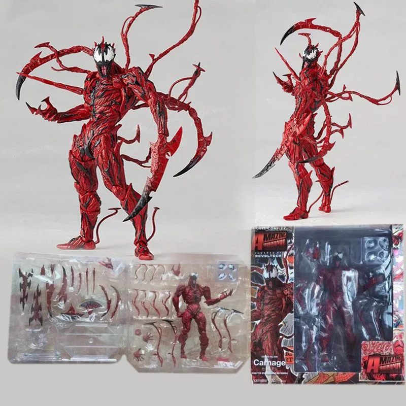 16 см США аниме фильм Red Venom Carnage in Hero Фильм подвижное действие дианоз Rotatoria фигурка