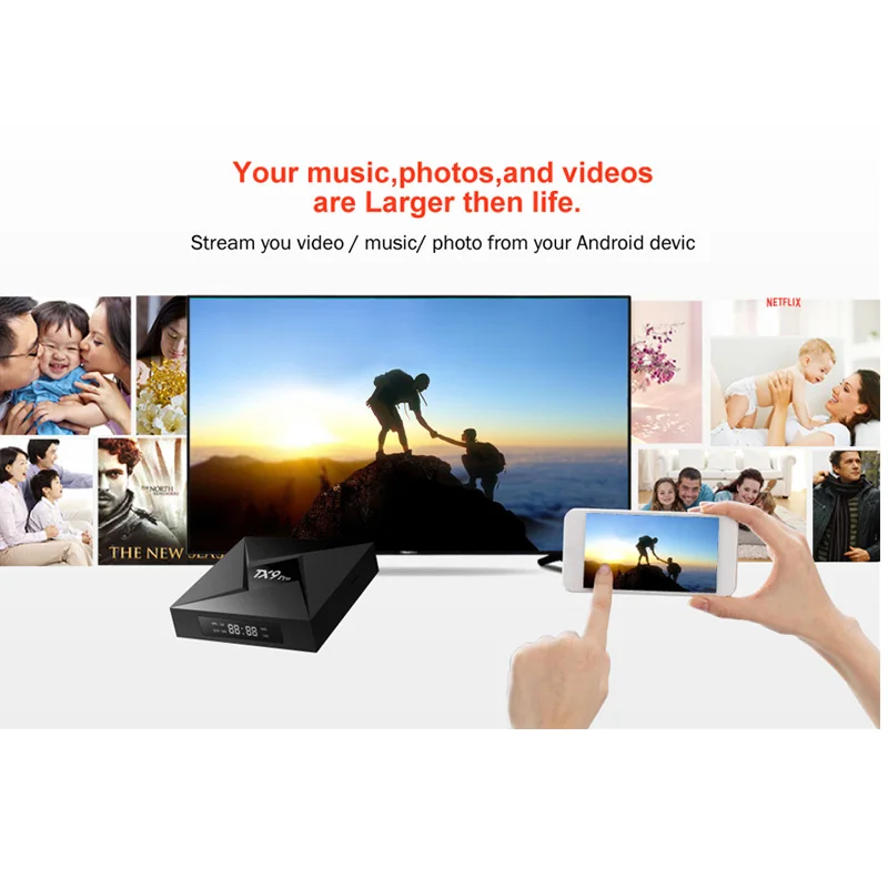 TX9 Pro 3g 32G Amlogic S912 Восьмиядерный ящик Android 9,0 tv Box Dual wifi беспроводной 1000M LAN 4K 1080P HD приставка медиаплеер