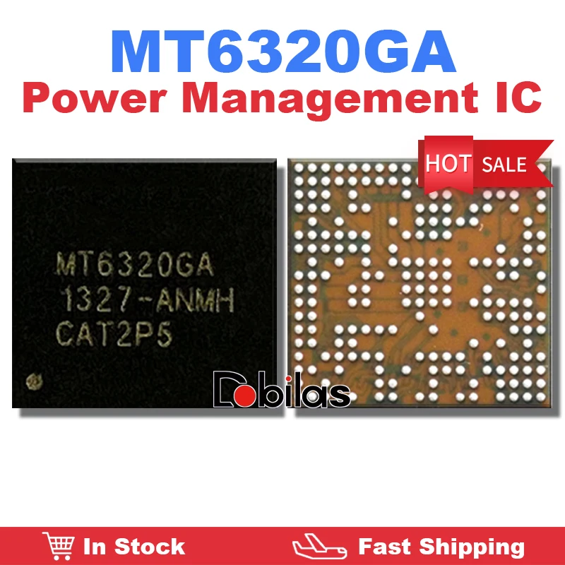 

1Pcs/Lot MT6320GA BGA Power IC Power Management Supply Chip Mobile Phone Integrated Circuits Replacement Parts Chipset