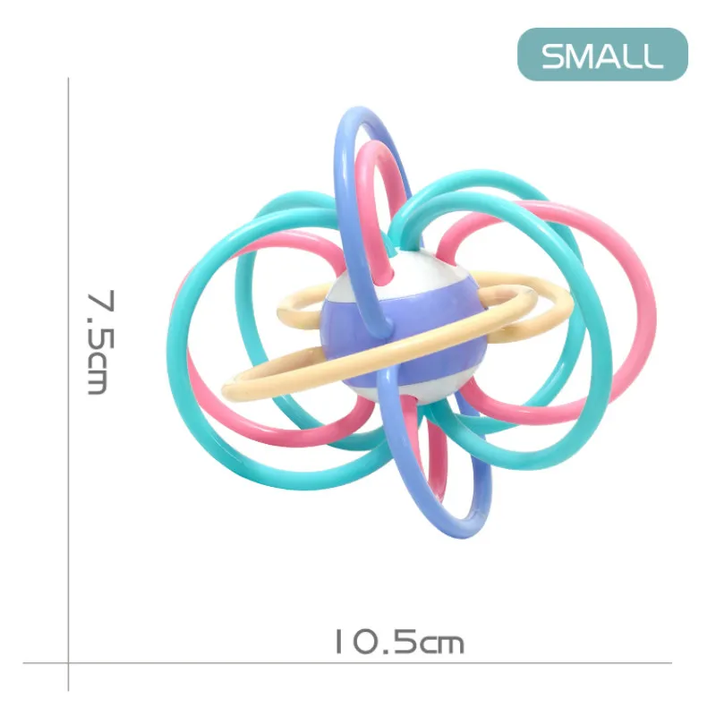 

Baby Teether Silicone Manhattan Ball Baby Macaron Color Gum Toys Toddle Safe BPA Free Teething Nacimiento Bebe Educational Toys