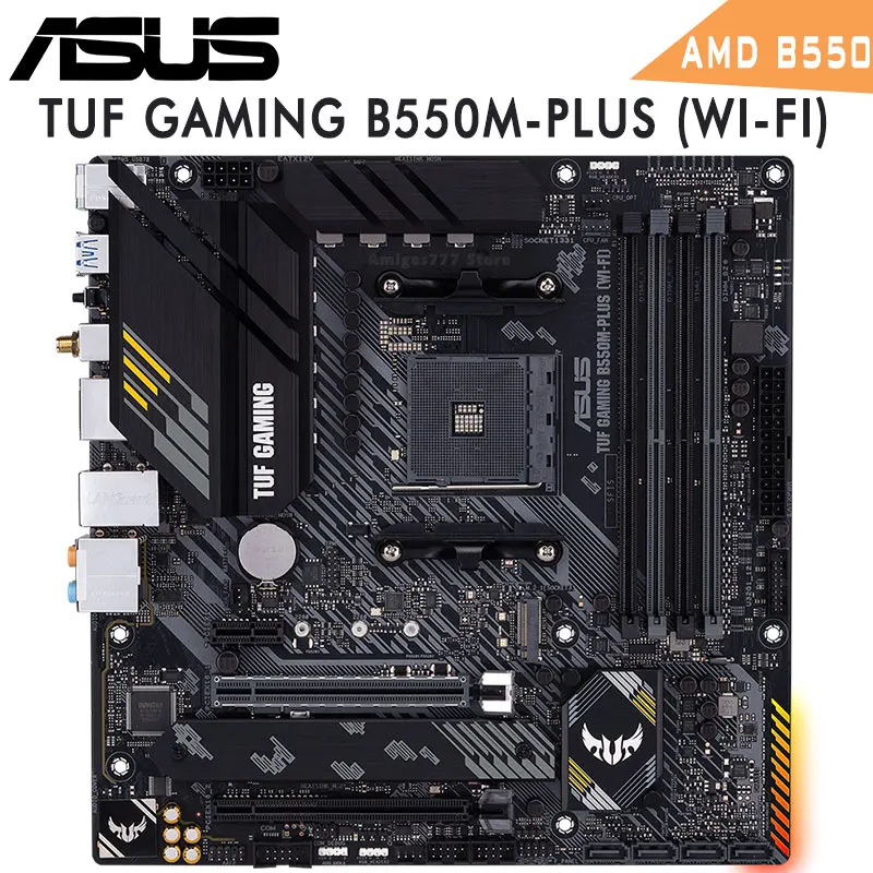 Bestellen Mainboard ASUS TUF GAMING B550M-PLUS (WI-FI) OC Buchse AM4 Ddr4 128GB PCI-E 4,0 M.2 AMD B550 Desktop Micro ATX Motherboard Verwendet
