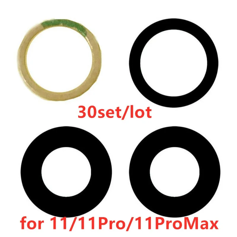 Комплект стеклянных линз AliSunny 30 для задней камеры iPhone 11 Pro 11Pro Max крышка 3M наклейка