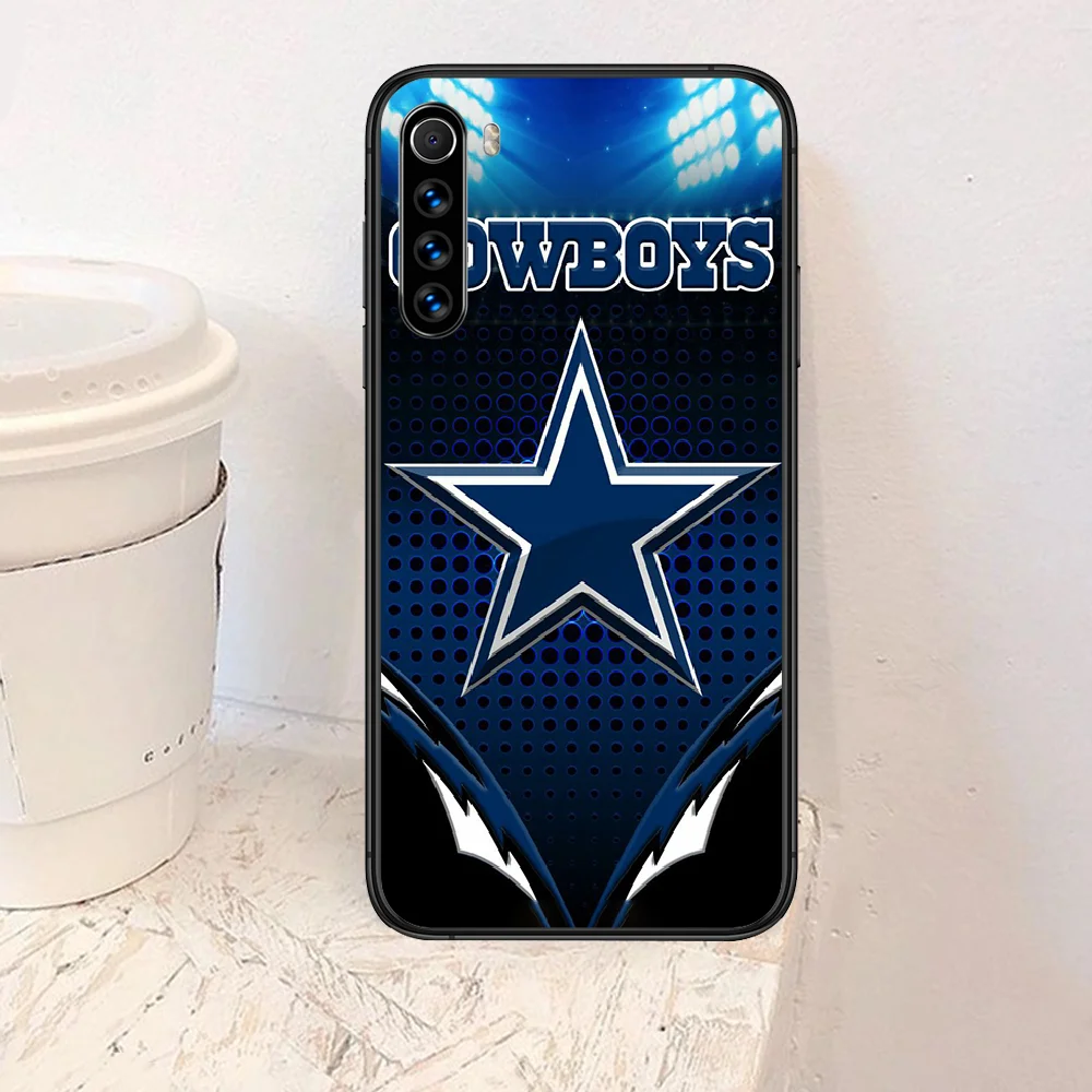 

Dallas Cowboys Phone Case For Xiaomi Redmi Note 7 8 8T 9 9S 4X 7 7A 9A K30 Pro Ultra black Shell Trend Hoesjes Painting Coque