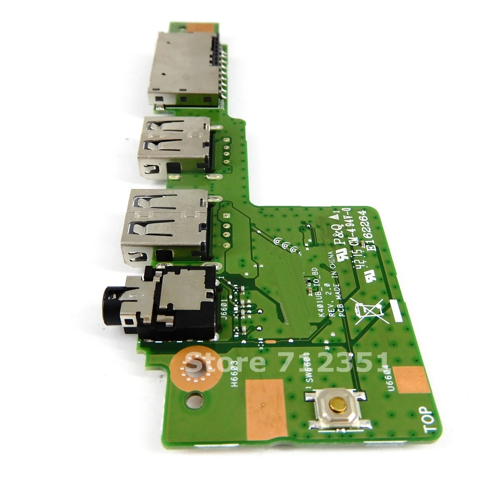 Плата ввода вывода K401UB REV2.0 для ASUS K401 K401U K401L K401LB материнская плата ноутбука USB