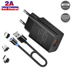 Зарядное устройство USB Type-C с магнитным кабелем для iphone 12 Pro Max Huawei P30 lite Xiaomi