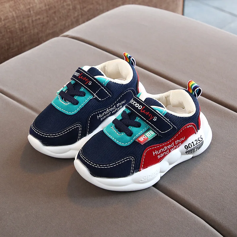 2019 Autumn Children Shoes Boys Sneakers Girls Running Breathable Mesh Fashion Soft Bottom Brand Kids | Детская одежда и обувь