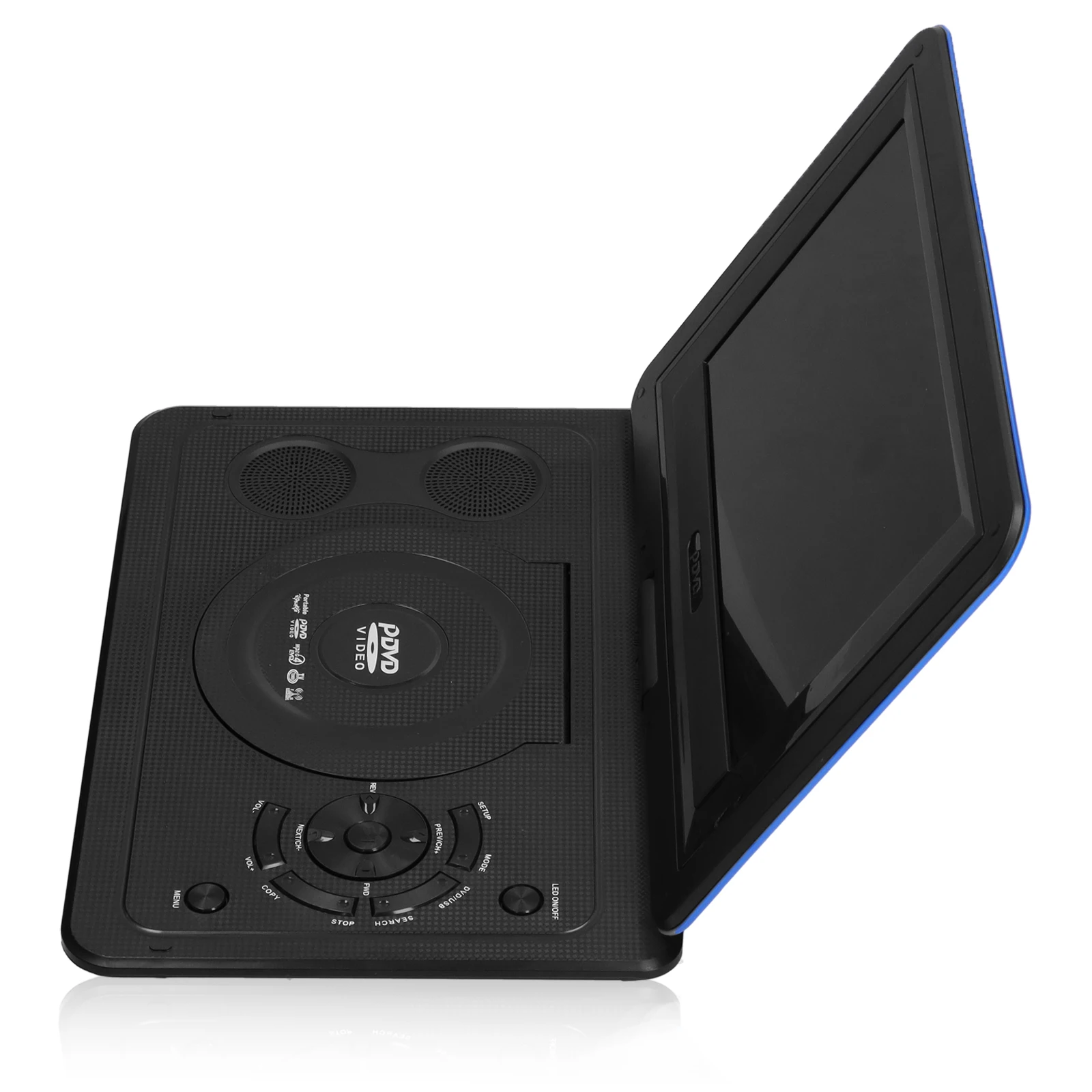 Reproductor de DVD portátil para coche, pantalla giratoria USB de 13,9 pulgadas, VCD, juego, TV, con control remoto, EE. UU./REINO UNIDO/UE