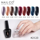 NAILCO, 131 цветов, Полупостоянный Гель-лак для ногтей, Зимняя серия, светодиодный лак для дизайна ногтей, отмачиваемый, серия, маникюрный Гель-лак, блеск
