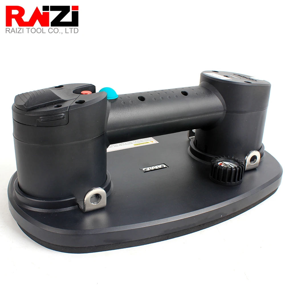 

Raizi Portable Grabo Electric Vacuum Suction Cup Heavy Duty Lifter for Granite Glass Tiles Wood Dry-Wall Lifting