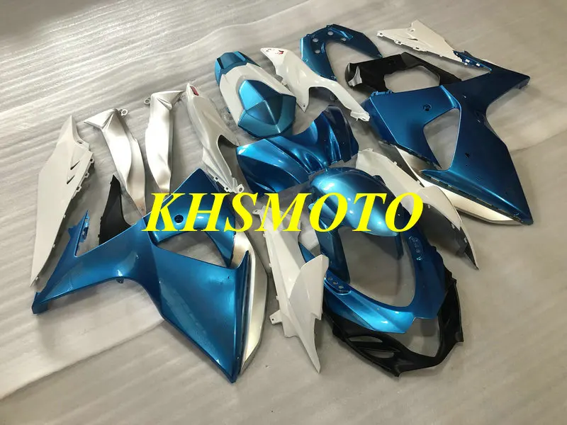 Набор обтекателей литьевой формы для GSXR1000 K9 09 10 GSXR 1000 2009 2010 gsxr ABS синий белый