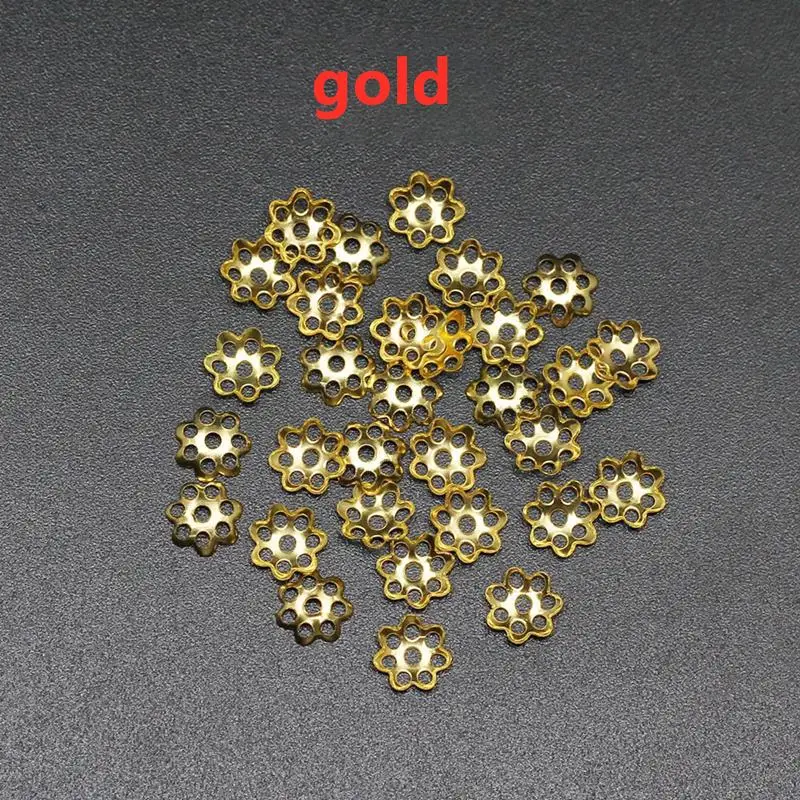 600 шт./лот сделай сам ювелирный материал металлическая бусина с отверстиями