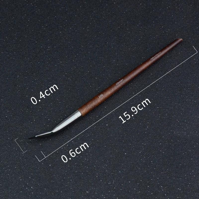 

Bent Liner Makeup Brushes Eyeliner Detail Eye Liner Precision Cosmetic Tools makeup brush holder