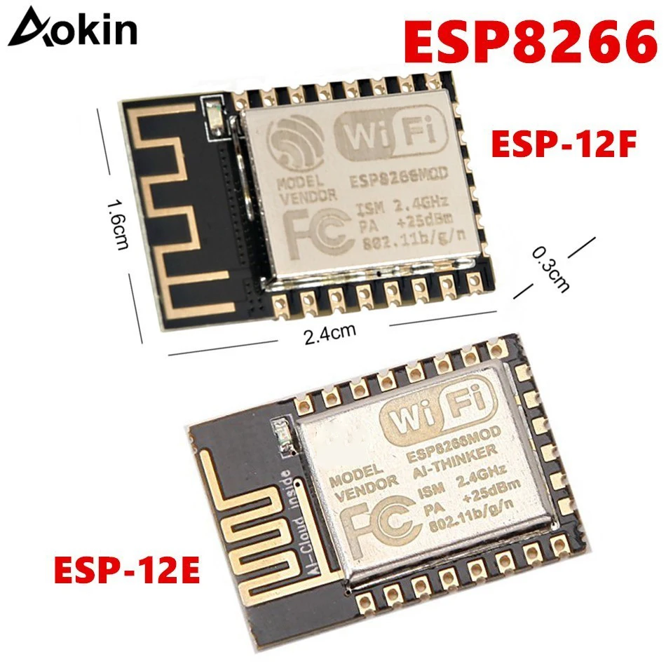 

ESP8266 ESP-12E ESP12E ESP12F ESP-12F Wifi Serial Module Board for Arduino Wireless Transceiver Remote Port Network Development