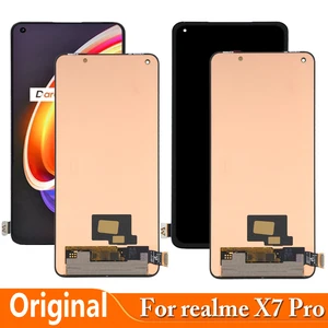 super amoled 6 5 for realme x7 pro x7pro 5g rmx2121 rmx2111 lcd display touch screen digiziter assembly free global shipping