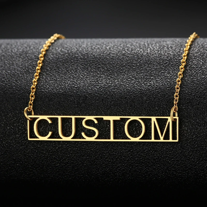 Ожерелье с именем на заказ ожерелье ребенка для девочки украшение подарок